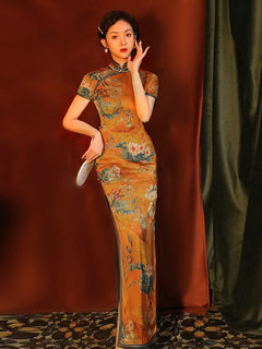 High-end cheongsam 2024 new style for women