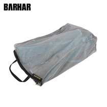  BARHAR mesh bag storage bag Rock climbing mountaineering ice climbing belt Loose rock climbing shoes hanging buckle zipper bag