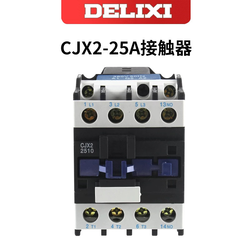 Delixi AC Contactor 25A CJX2-2510 220v 380V Coil 25 amp lc1 2501