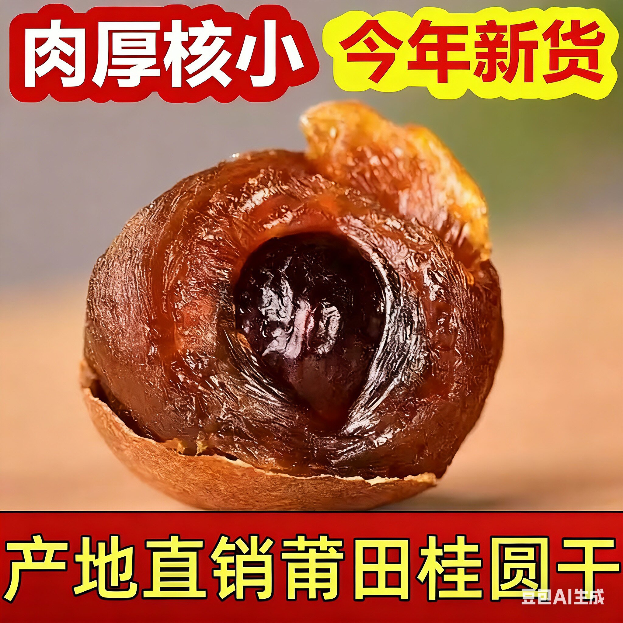 莆田乡村公社桂圆干助农直销