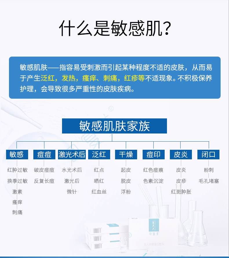 月销上万 可复美 械字号 类人胶原蛋白医用面膜  1盒5片装 图3
