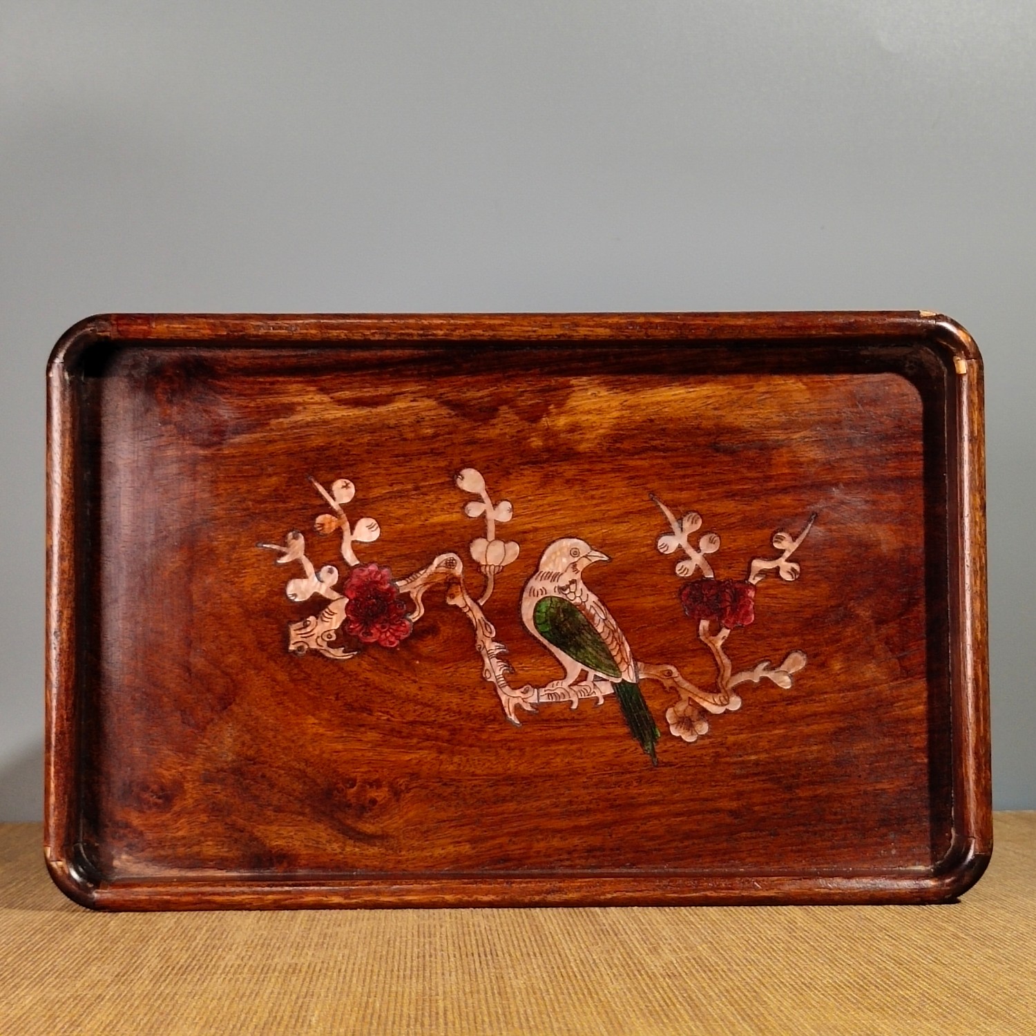 Ancient Play Miscellaneous Miscellaneous Collection Wood Ware Collection Treasured Pears Wood Inlaid Shells Delight with Raised Eyebrows Dishes