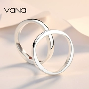 Vana khảm Swarovski zircon sterling silver couple nhẫn một cặp người đàn ông và phụ nữ đơn giản Nhật Bản và Hàn Quốc thiết kế ban đầu trên ...