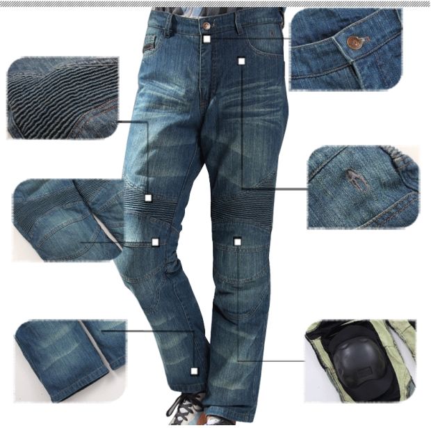 Bỉ RICHA Kevlar đi xe máy jeans không thấm nước và chống gió phá vỡ thiết bị hiệp sĩ quần đua - Xe máy Rider thiết bị gang tay xe may