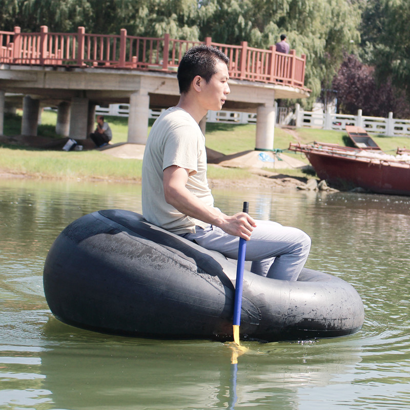 New Products Tire Boat Thicken Homemade Inflatable Beating down net boat Ski Boat Adrift Single Fishing Rubber Kayak