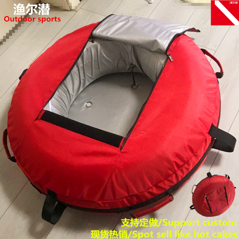 Diving professional free diving float portable folding diving buoy safety teaching rescue positioning float customized