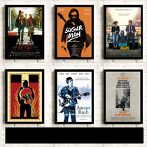 Music movie poster decoration painting jazz rock blues inspirational guitarist band photo frame character stickers