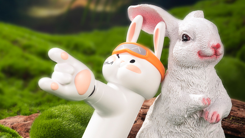 Массаж пушка 倍益康兔兔子mini筋膜枪bunny迷你肌肉按摩器颈膜枪按摩枪送女生 Beoka