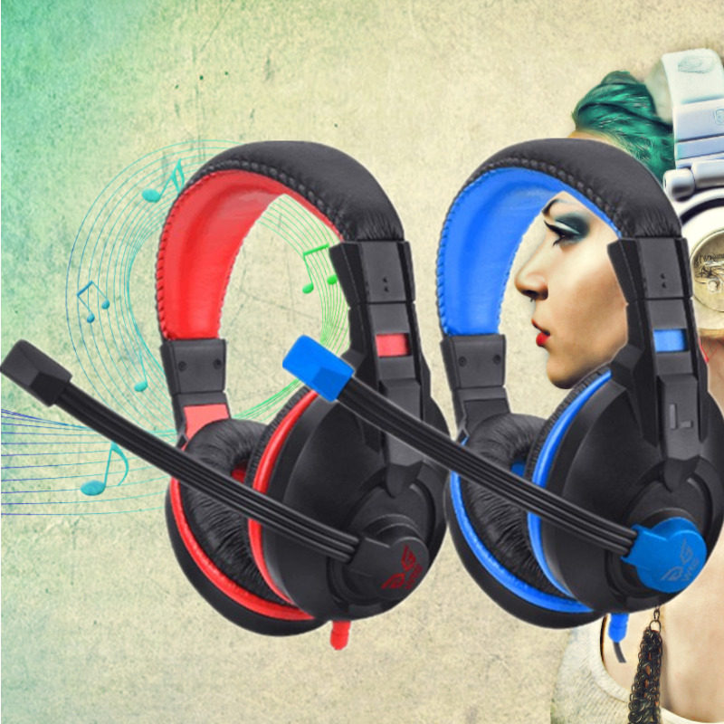 HYUNDAI modern G9050 head-mounted double plug with microphone computer headphones Heavy bass voice chat