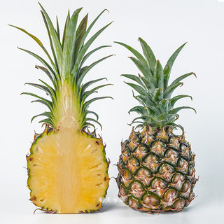 Hainan naturally ripe golden diamond pineapple fresh in season