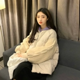 Куртка для школьников, пуховик, в корейском стиле, 2019, оверсайз, увеличенная толщина