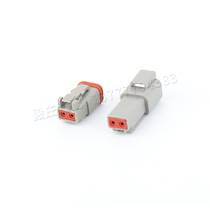 DT06-2S Dechi connector car waterproof connector male and female docking terminal harness plug DT04-2P