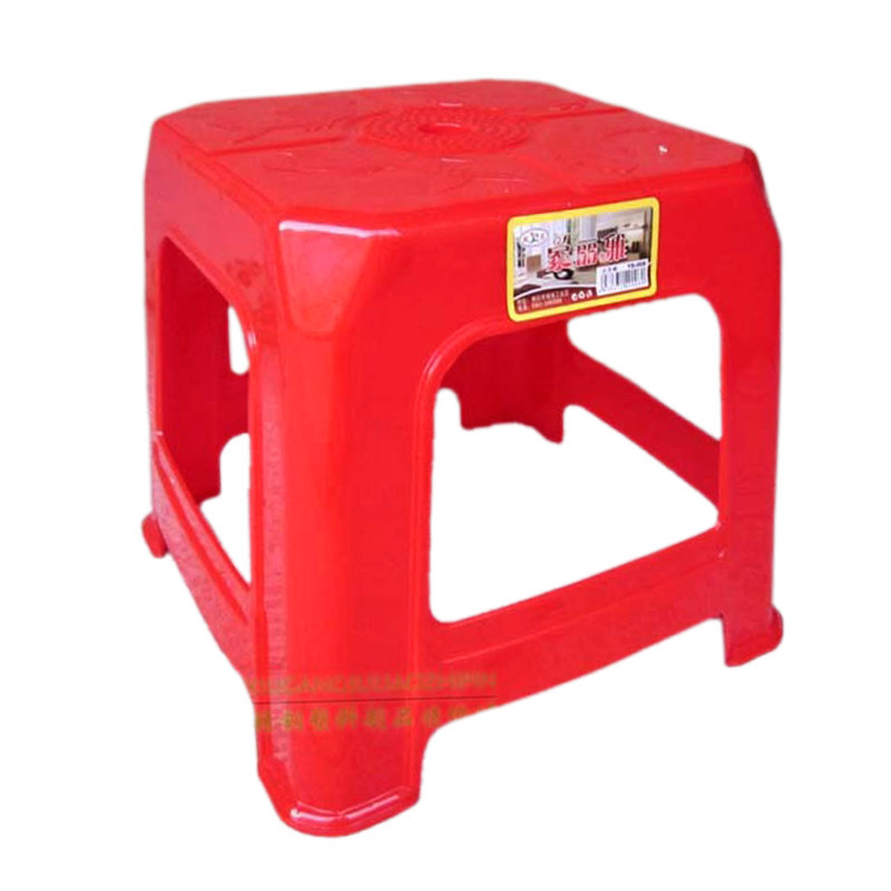 Plastic Chinese chair bathroom small bench stool changing shoes footrest sofa stool children's baby learn chair adult short stool