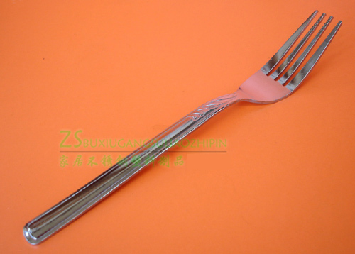 Stainless steel flat head fork stainless steel fork stainless fork Western food fork 1 Yuan 3