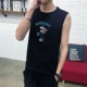 Áo vest nam mùa hè rộng rãi cotton thể thao áo len XL không tay quây áo thun xu hướng áo thể dục - Áo vest cotton vest nam trung niên