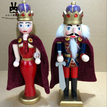 Walnuts Clips Puppet Lonely Pint Series High 23CM Wooden Swing Pieces Christmas New Year Gift Collection