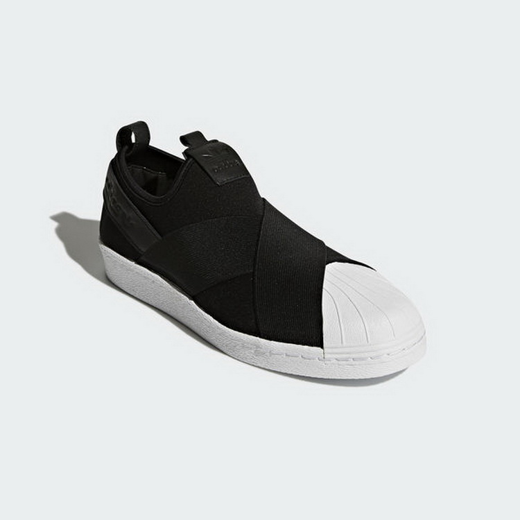 [42 người chơi thể thao] Giày một chân Adidas Superstar Slip-On S81338 BZ0112 - Dép / giày thường giày thể thao trắng