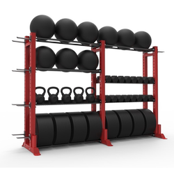 Ttcz Multifunctional Dumbbell Kettlebell Rack Gym Gadget Storage Rack Barbell Weight Plate Gravity Ball Comprehensive Rack