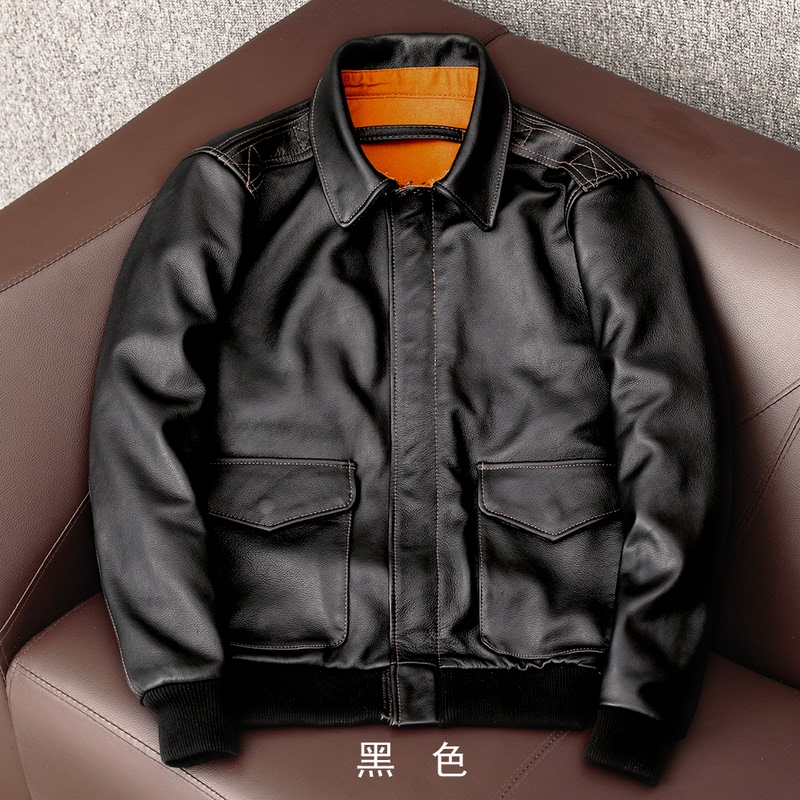 Special Clearance Sale: Aviator Leather Jacket, Genuine First-Layer Cowhide Leather Jacket, Men's Flight Suit, Large Size Coat Special Clearance Sale: Aviator Leather Jacket, Genuine First-Layer Cowhide Leather Jacket, Men's Flight Suit, Large Size Coat
