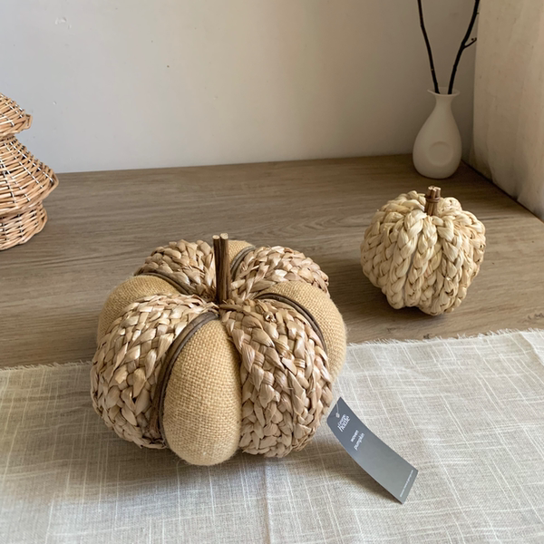 Foreign Trade Export Home Decoration Hand-Woven Pumpkin Ornaments Creative Home Decorations