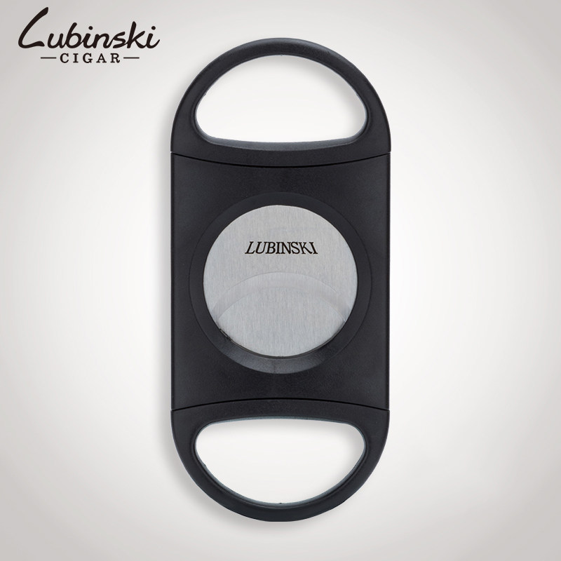 LUBINSKI Rubinski plastic stainless steel sharp blade portable sharp two-way affordable cigar scissors