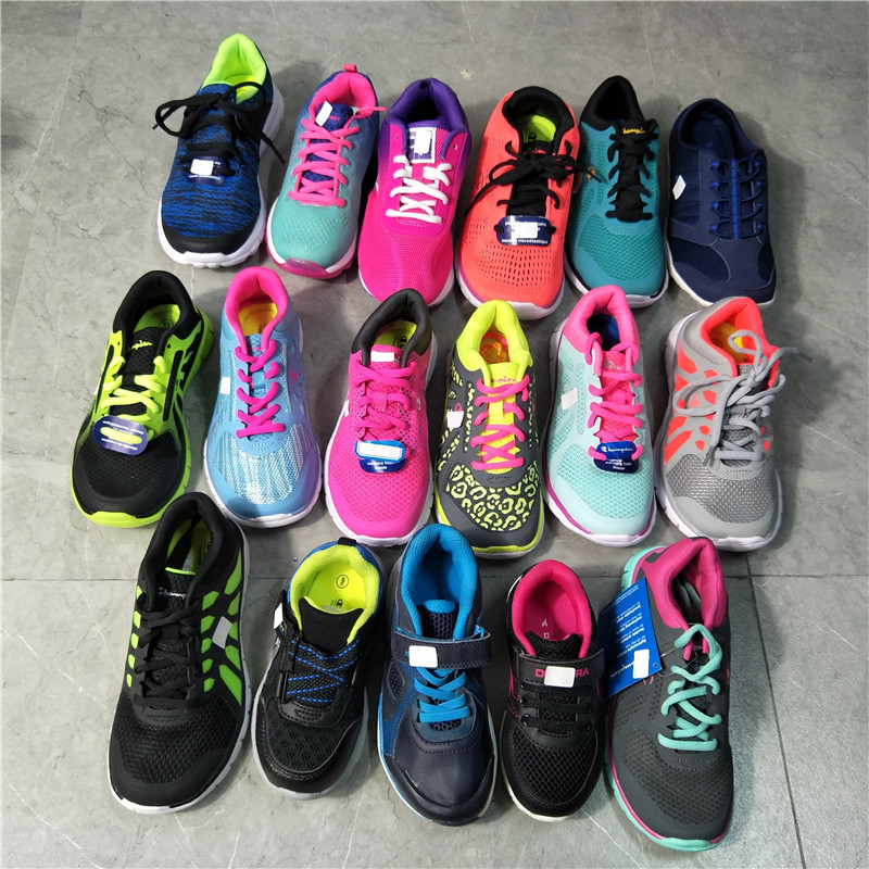 Foreign Trade Children Shoes American Crown Men And Women Sneakers Clear Cabin Light Running Shoes Women Anti Slip Breathable Net Face Casual Shoes