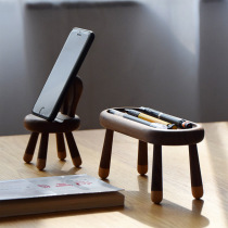 Creative cute handmade bunny chair mobile phone stand bench shape ipad tablet desktop mobile phone seat gift items