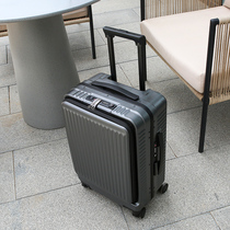 Side Opening Business Suitcase for men and women Denton case 20 inch USB pull lever box universal wheel suitcase PC password box