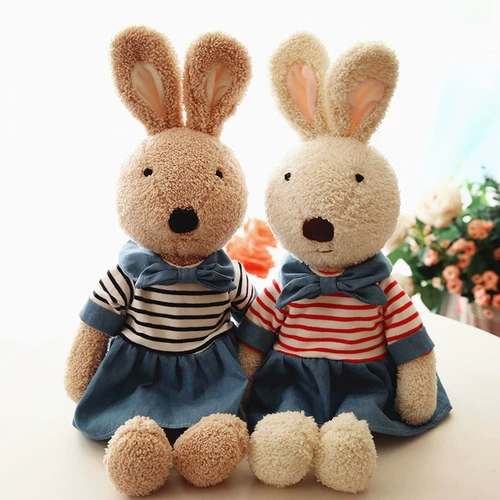 Плюшевый военно-морской кролик, игрушка, тряпичная кукла, подушка для сна