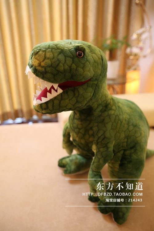 Phim hoạt hình khủng long sang trọng đồ chơi tyrannosaurus búp bê trẻ em lớn gối gối búp bê quà tặng sinh nhật bé trai - Đồ chơi mềm chơi trẻ em