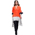 Tính cách vết sưng màu khâu áo phụ nữ 2020 mùa hè mới loose-fitting mỏng thiết kế ý nghĩa của chiếc áo top thời trang đám đông nhỏ 