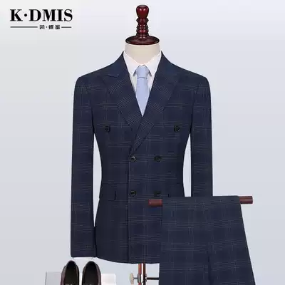 Suit suit suit men Korean wedding ceremony groom leisure tide summer Four Seasons slim business formal suit handsome suit