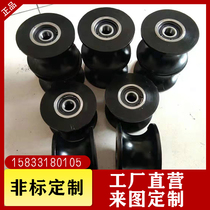 Plastic material parts processing custom machined parts pressure plate pad custom ground grid wheel rubber wheel high temperature resistance