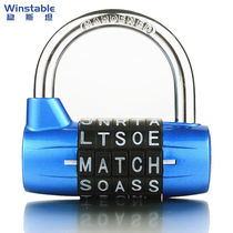 Shengsten W72895 - bit alphabet lock gym locker locked lock letter password lock