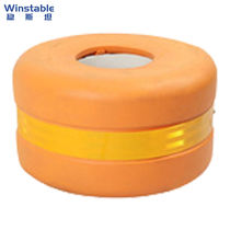Wave - shaped barrel - shaped barrel - shaped barrel shock of W5504EVA roller - type rotating fence reflective warning column - shaped barrel shock