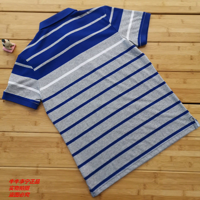 Li Ning POLO áo sơ mi nam 2019 xu hướng mới áo thể thao thường mặc mùa hè ngắn tay áo thun thể thao nam - Áo polo thể thao ao thun polo nam