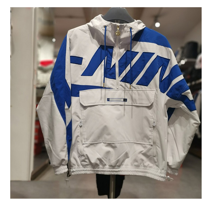 China Li Ning fashion trench coat men's coat 2022 new style male and female couple hooded plus size loose national tide sportswear
