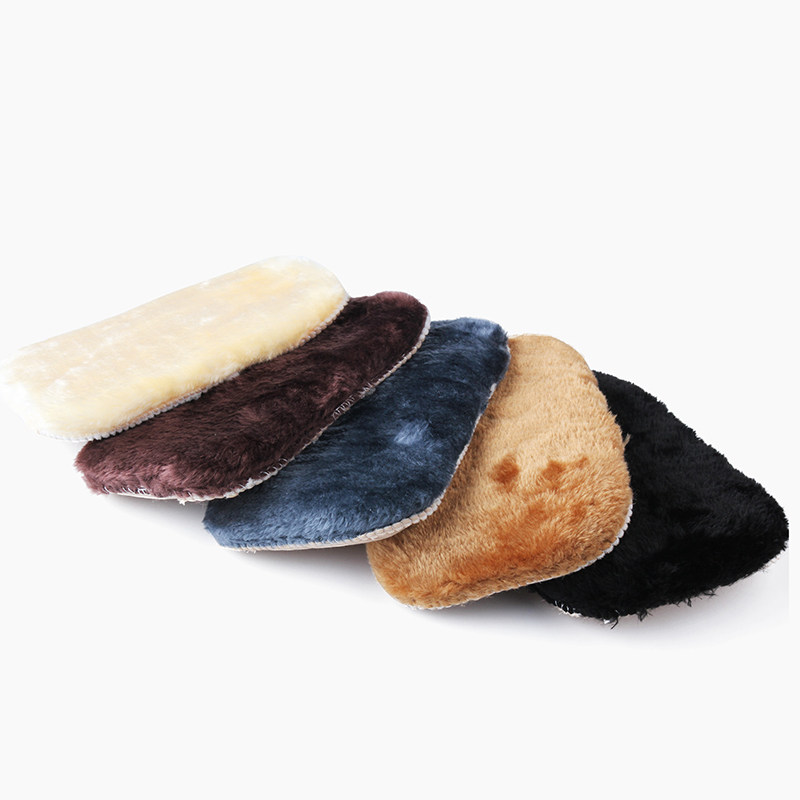 Polishing gloves imitation wool shoe cloth