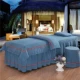 Beauty khăn trải giường cotton gia đình bốn châu Âu Hàn Quốc thẩm mỹ viện nhỏ gọn dành riêng mảnh duy nhất của vật lý trị liệu lỗ massage bedspread - Trang bị tấm mẫu ga giường spa