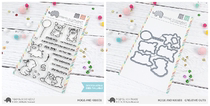 Mama Elephant Transparent Seal and Cutting Template 181109 181110 Kiss Hug