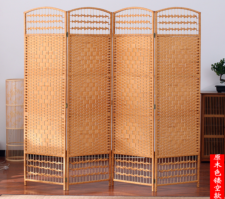 Mây màn hình phân vùng thời trang phòng khách phòng ngủ khách sạn di động hiện đại tối giản phù hợp phòng hiên cửa gỗ rắn màn hình gấp - Màn hình / Cửa sổ khung cửa sổ gỗ