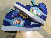 Customized DIY hand-painted sneakers AJ Wang Yuan doll roy6 Laiyang cartoon animation doll graffiti design
