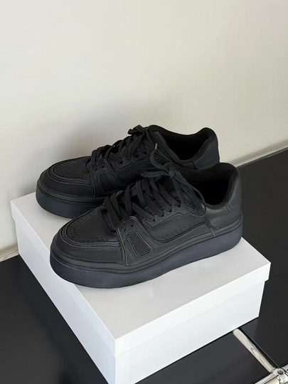 Estación Europea 2025 Otoño e Invierno Nuevos Zapatos Blancos Viejos Hechos a Mano de Suela Gruesa Zapatos de Mujer Zapatillas de Deporte versátiles Zapatos Deportivos y Casuales de Moda