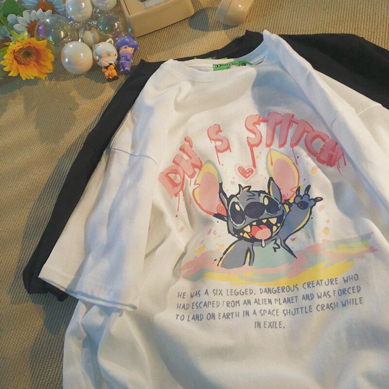 Summer 2021 new short-sleeved T-shirt women's ins trendy design sense niche loose Korean version couple wear half-sleeve top