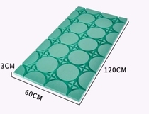 High-density floor heating module XPS extruded board floor heating module superconducting thermal aluminum plate floor heating insulation board aluminum foil module