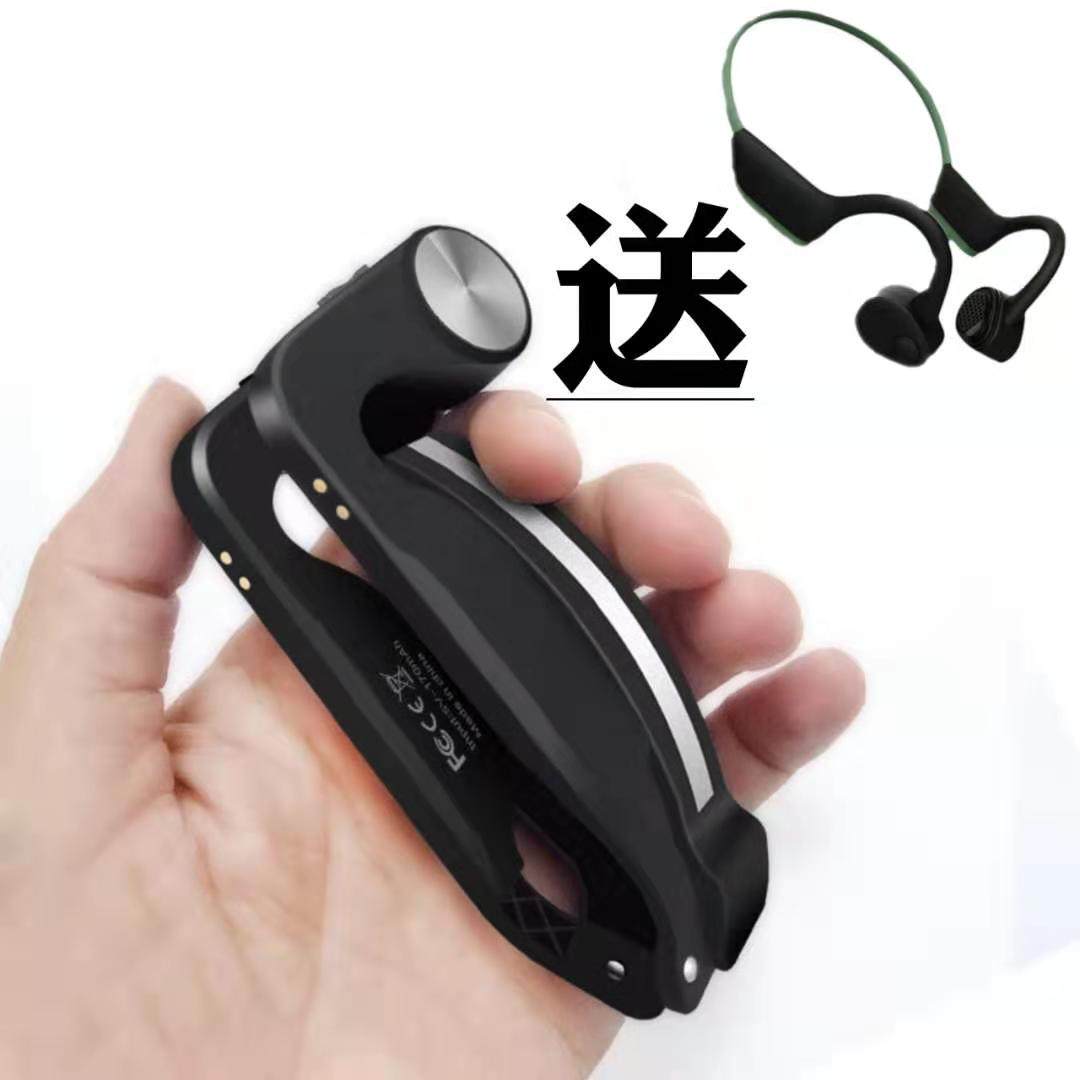 Folding true bone conduction Bluetooth headset wireless hanging ear long endurance portable waterproof sports bone sensing headphones