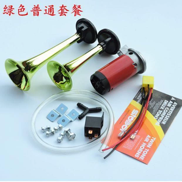 Air Horn Loa Super Ring Ship Air Horn 12V24V General Motors Còi loa siêu trầm Super Ring Truck Train - Sừng xe máy 	loa bluetooth treo xe máy	