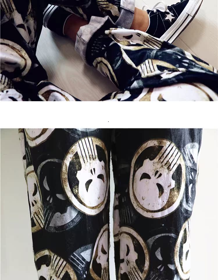 Nhân vật Anime in 3D dệt polyester phim hoạt hình quần nhà pyjama quần dài lỏng lẻo quần áo nam hàng hiệu