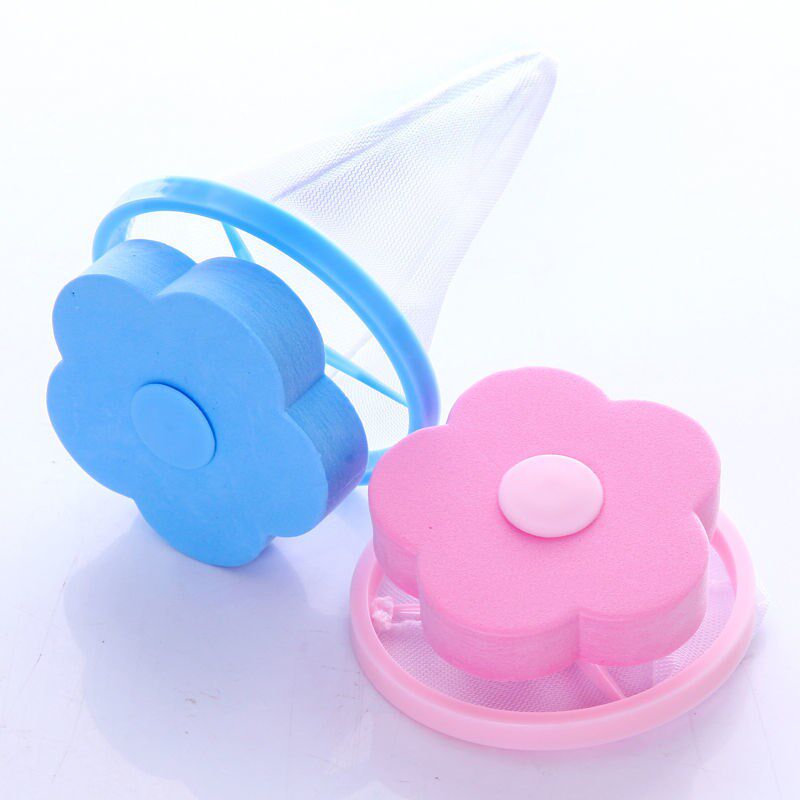 Washing machine filter cleaning hair remover to remove hair sucking debris laundry bag anti-winding ball