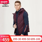 UMBRO yinbao 2018 mùa đông nam mới thể thao và giải trí áo không tay nam vest ấm áp